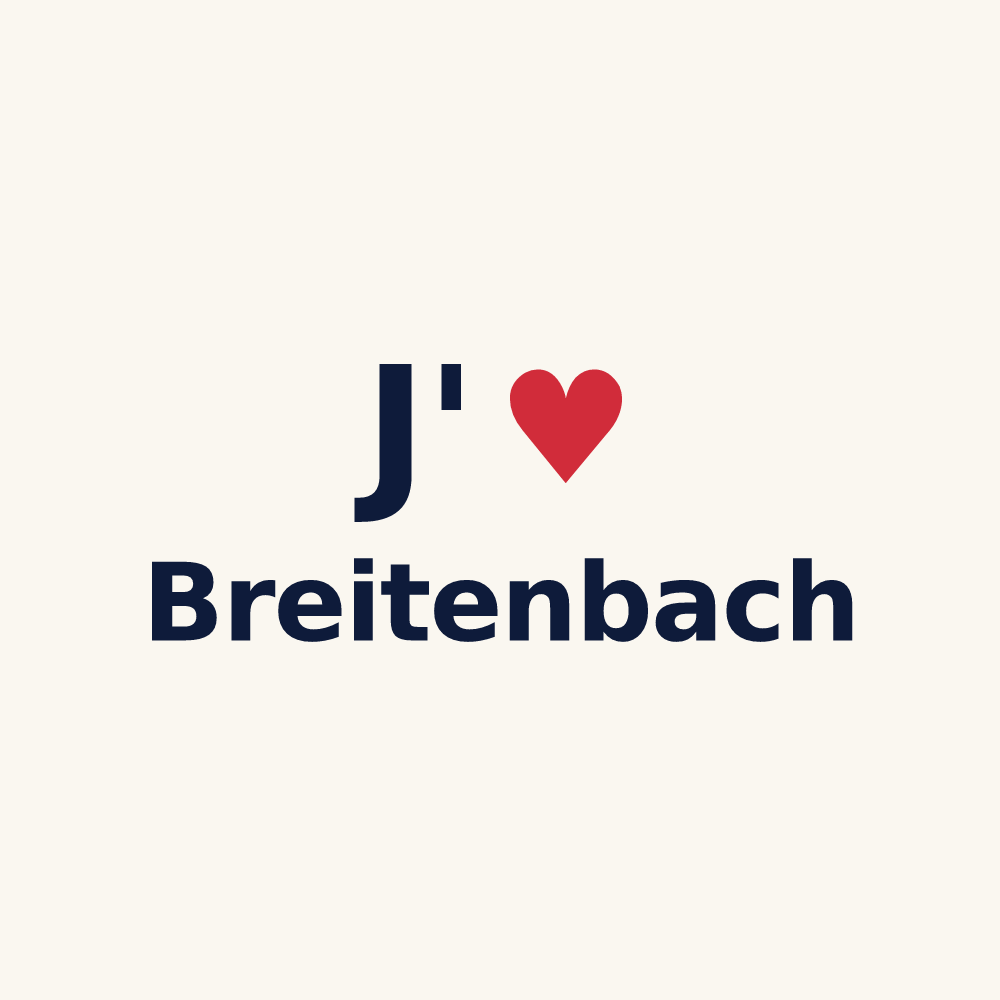 Tasse personnalisée Breitenbach — design J'aime Breitenbach