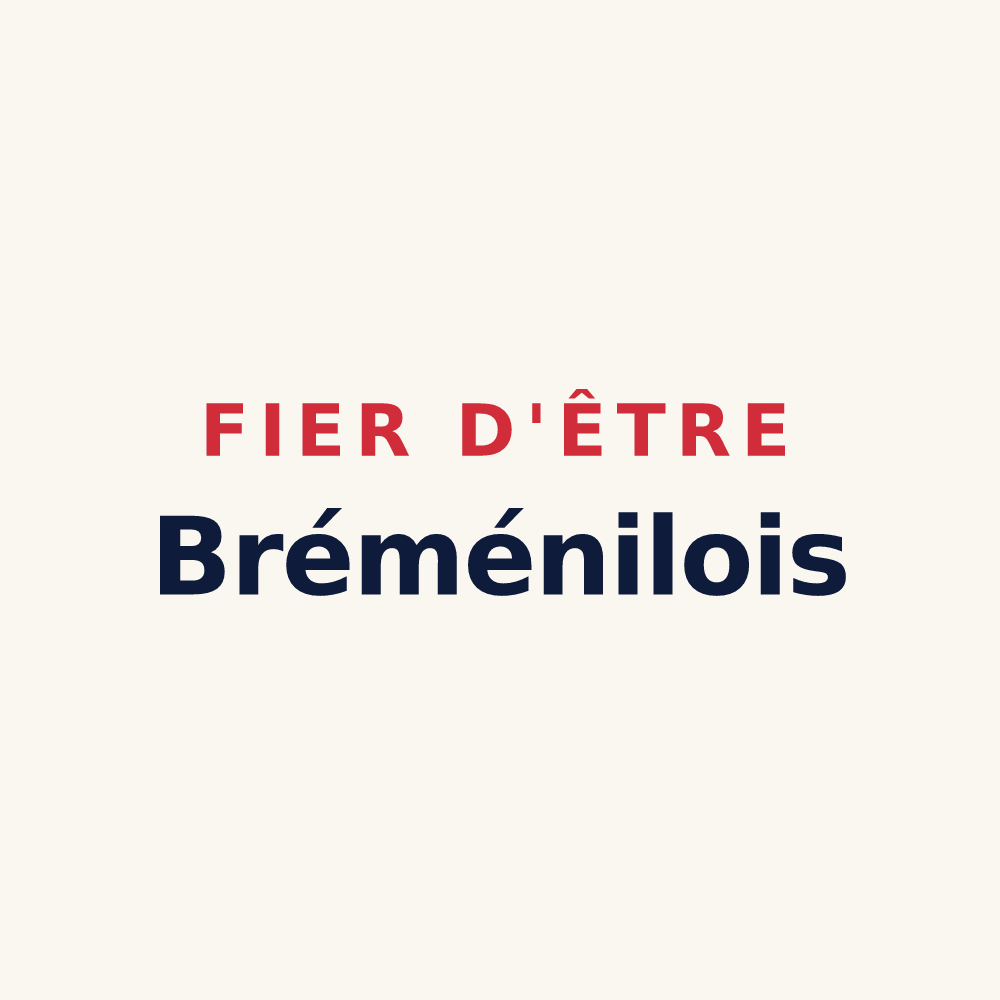 Tasse « Fier d'être Bréménilois » — design pour Bréménil