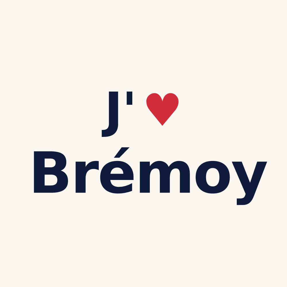 Tasse personnalisée Brémoy — design J'aime Brémoy