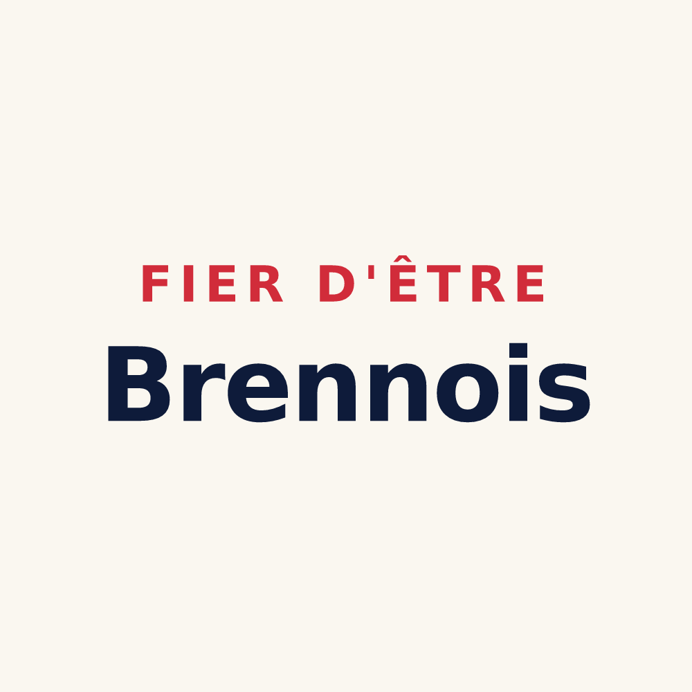 Tasse « Fier d'être Brennois » — design pour Bren