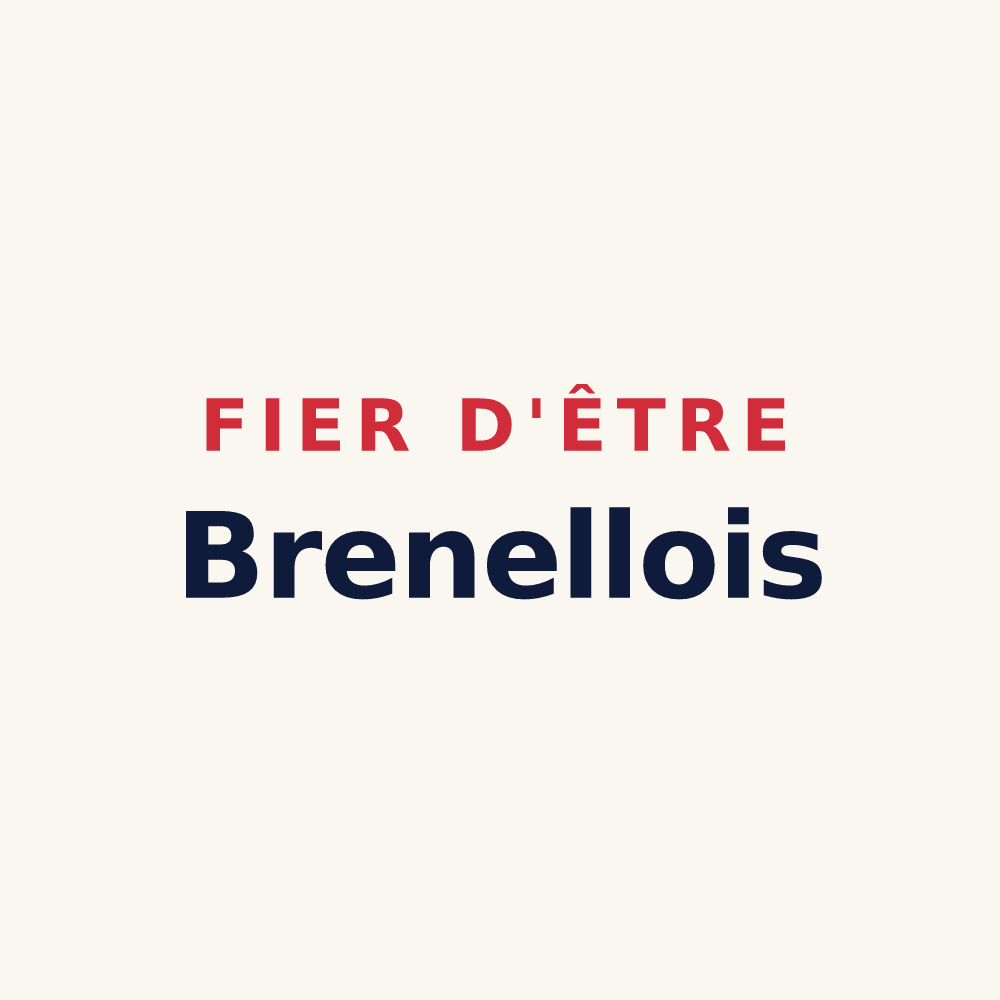 Tasse « Fier d'être Brenellois » — design pour Brenelle