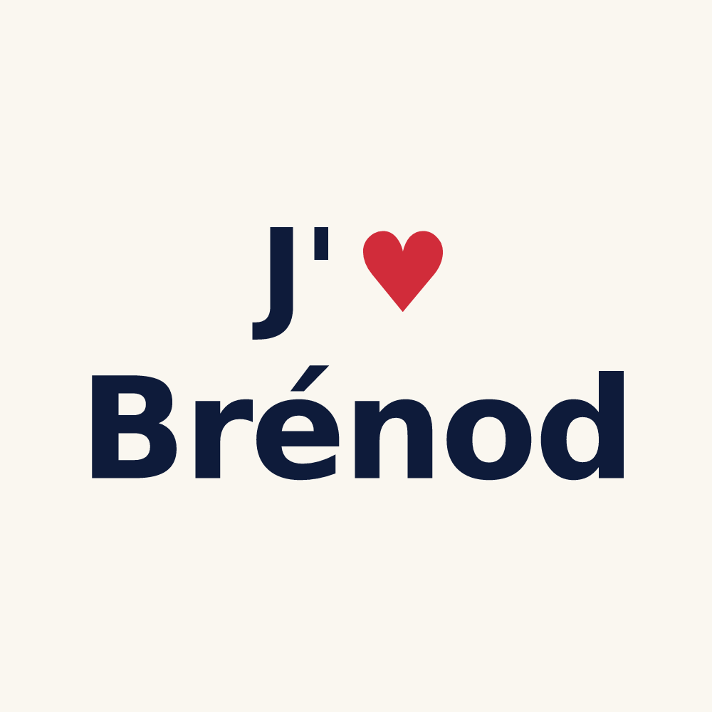Tasse personnalisée Brénod — design J'aime Brénod