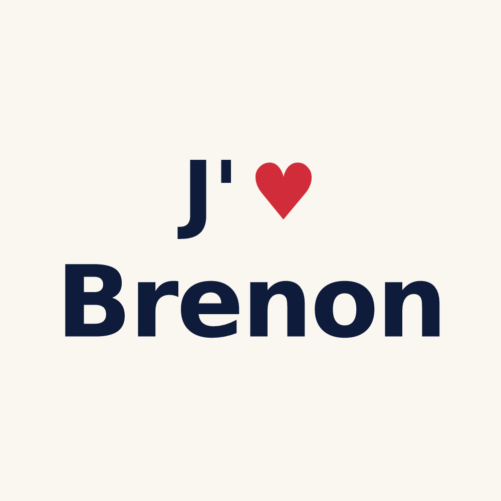 Tasse personnalisée Brenon — design J'aime Brenon