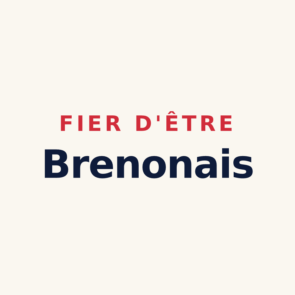 Tasse « Fier d'être Brenonais » — design pour Brenon