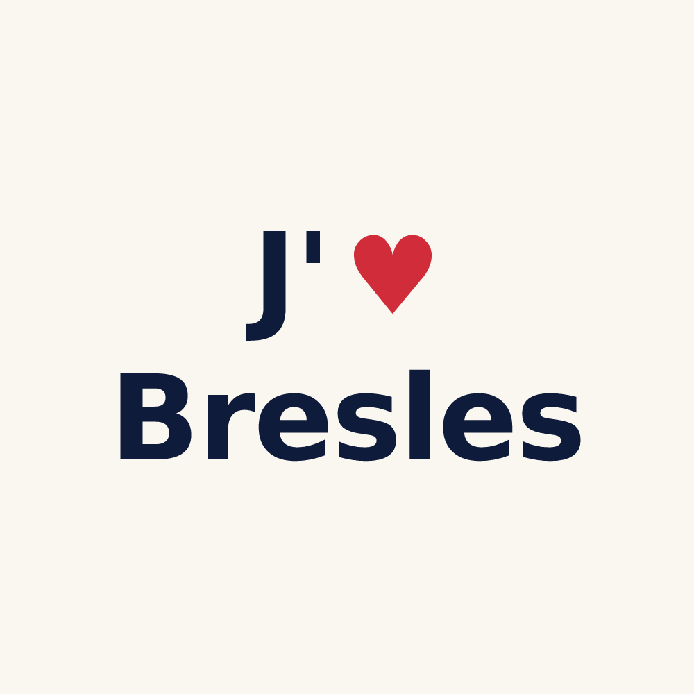 Tasse personnalisée Bresles — design J'aime Bresles