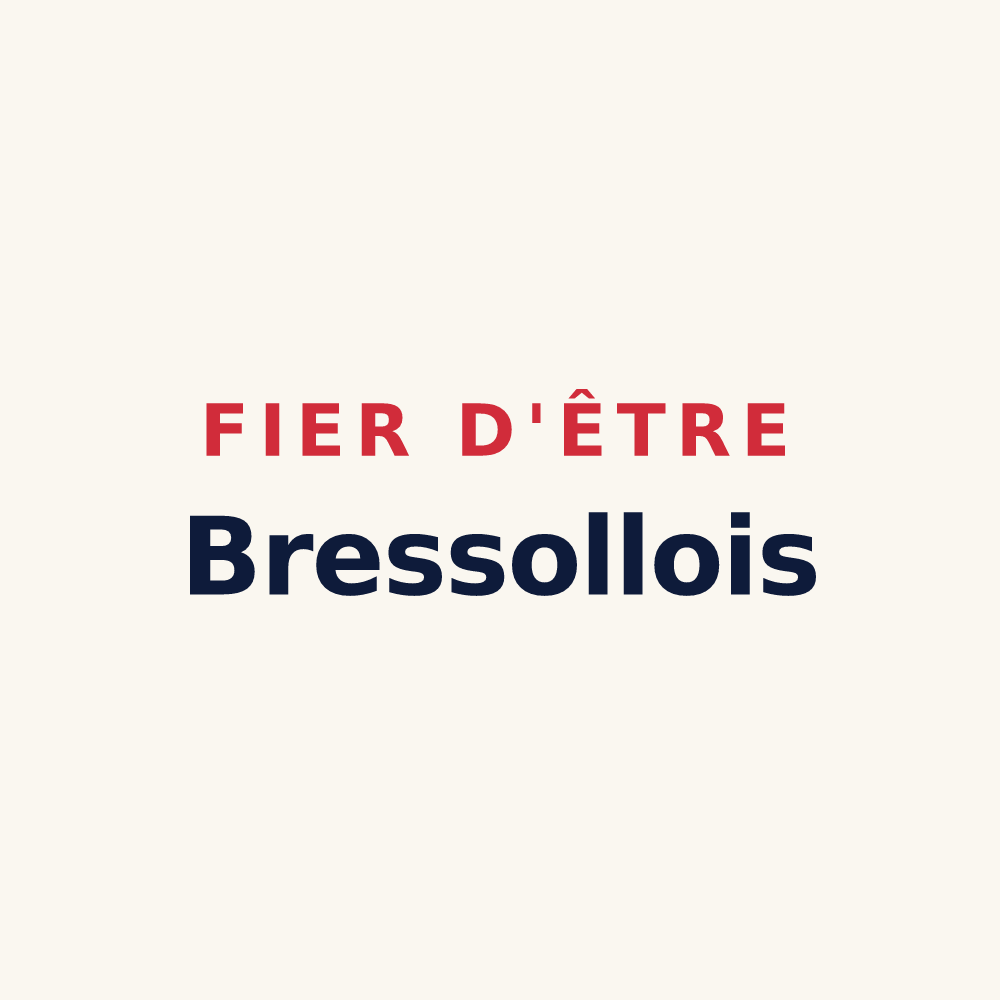 Tasse « Fier d'être Bressollois » — design pour Bressolles
