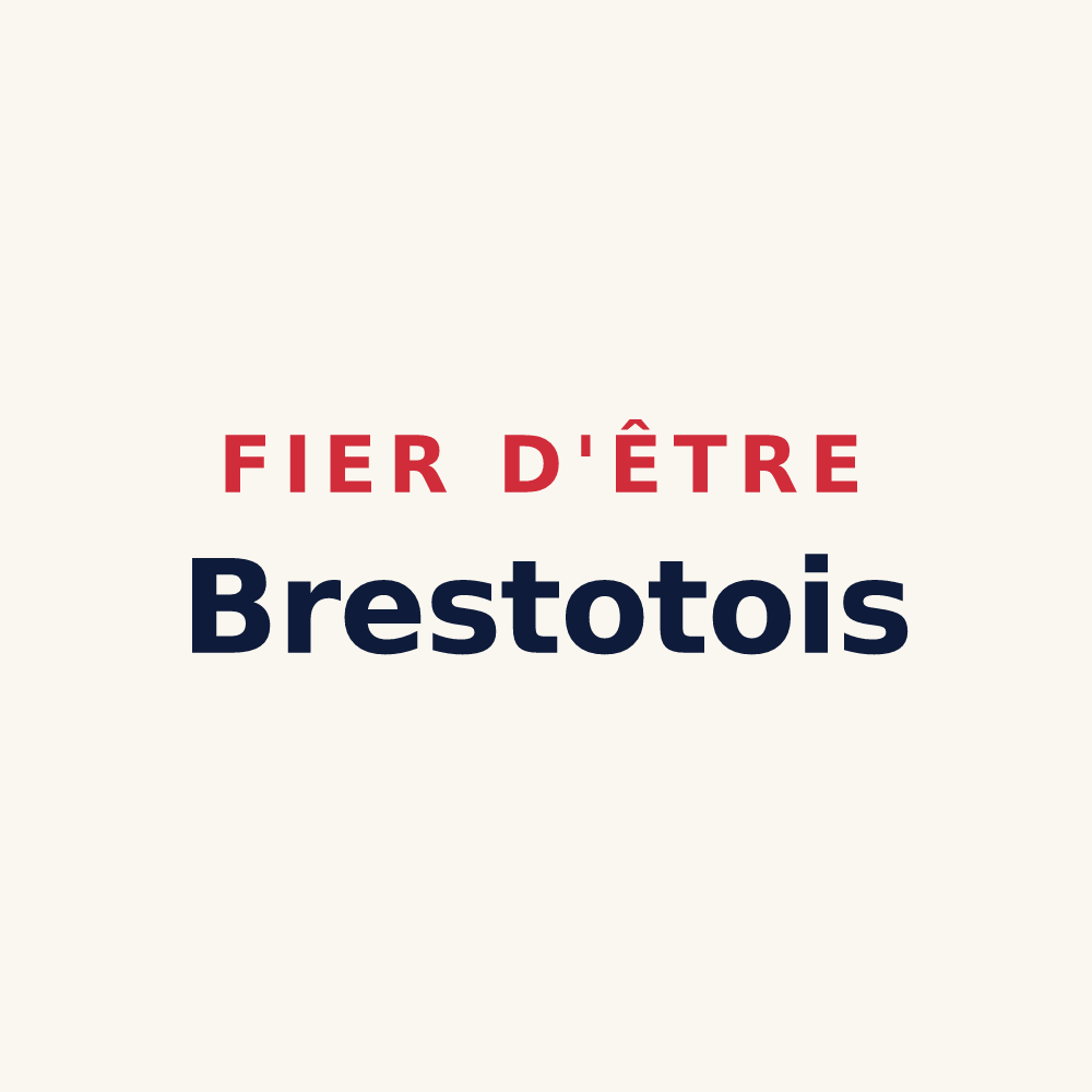 Tasse « Fier d'être Brestotois » — design pour Brestot