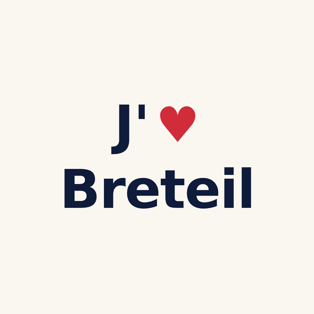 Tasse personnalisée Breteil — design J'aime Breteil