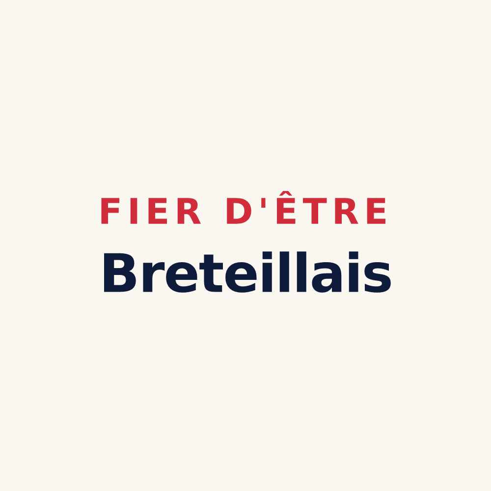 Tasse « Fier d'être Breteillais » — design pour Breteil