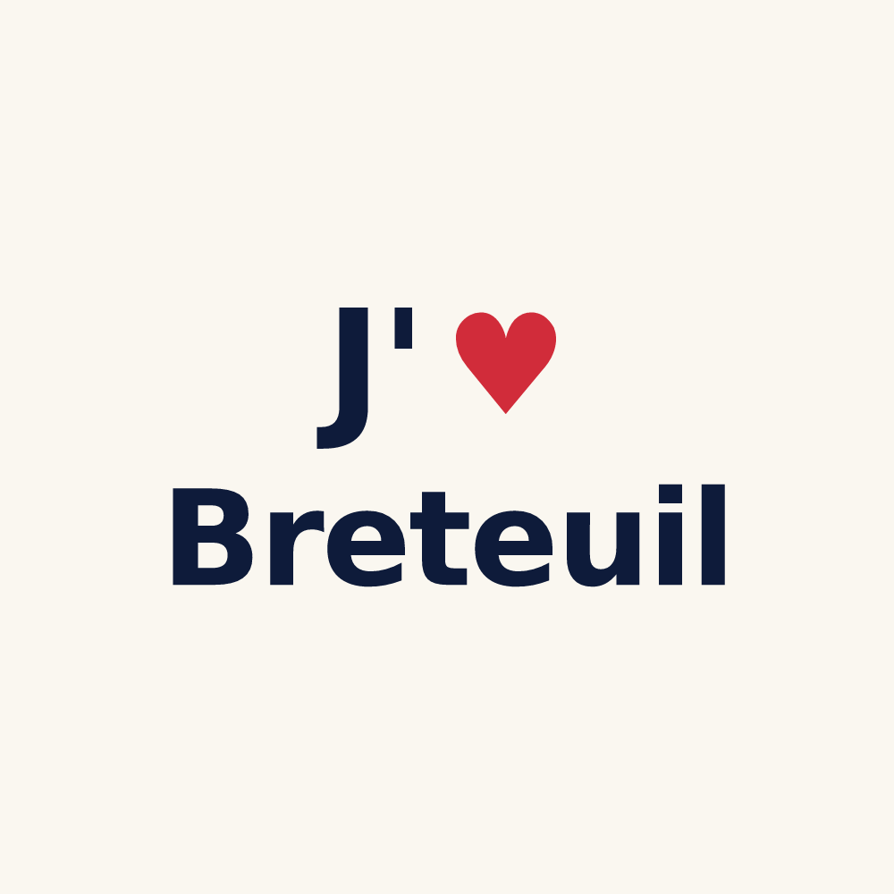 Tasse personnalisée Breteuil — design J'aime Breteuil