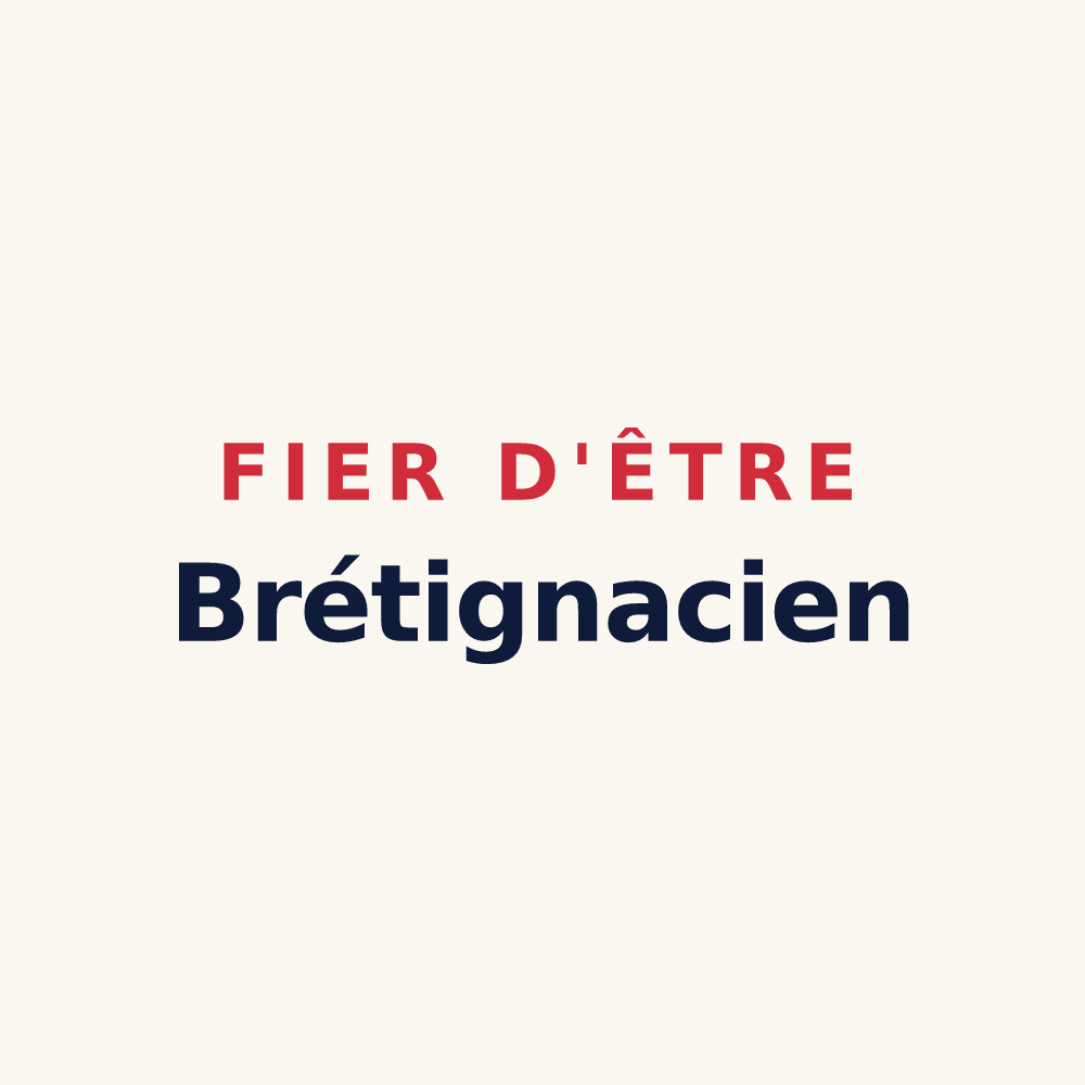 Tasse « Fier d'être Brétignacien » — design pour Brétigny