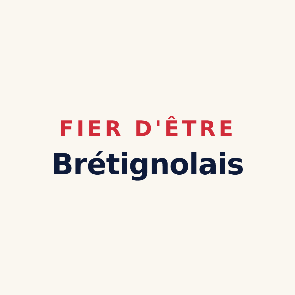 Tasse « Fier d'être Brétignolais » — design pour Brétigny-sur-Orge