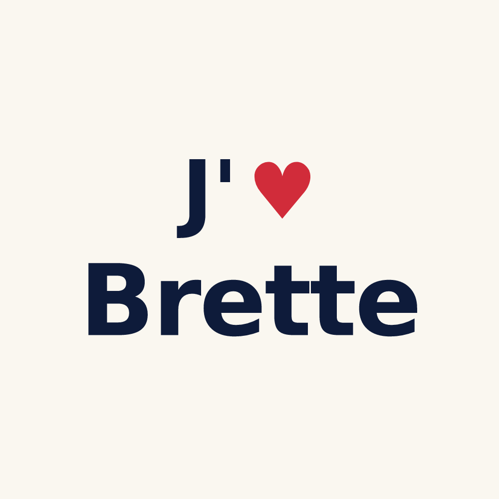 Tasse personnalisée Brette — design J'aime Brette