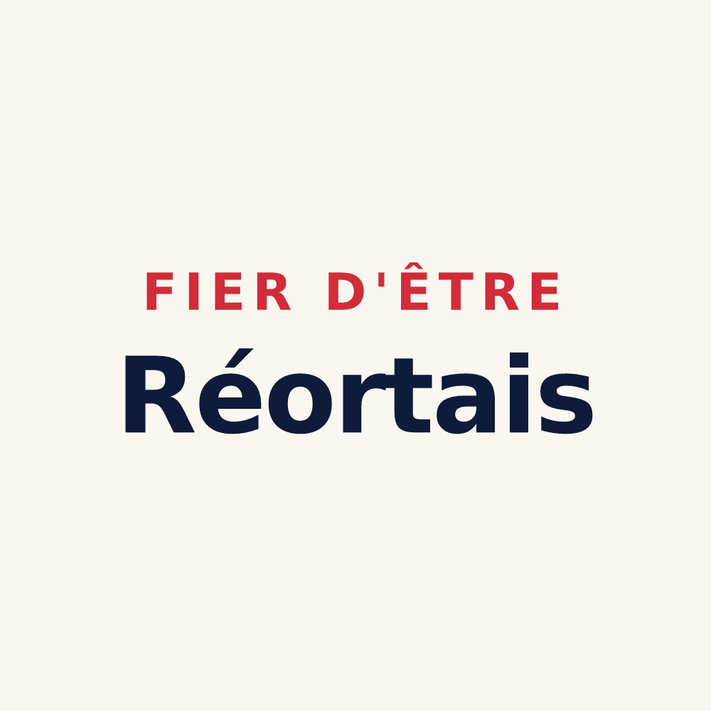 Tasse « Fier d'être Réortais » — design pour Breuil-la-Réorte