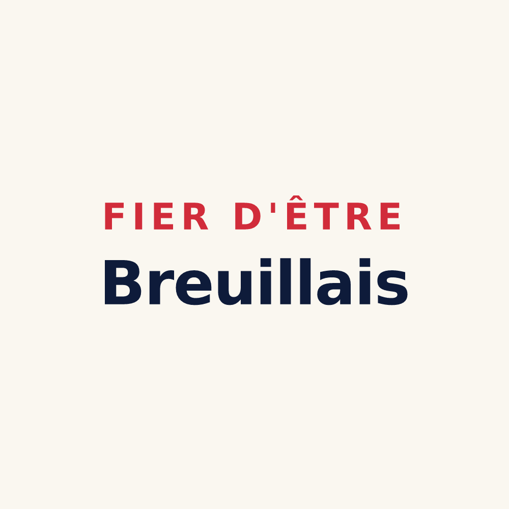 Tasse « Fier d'être Breuillais » — design pour Breuil-Magné
