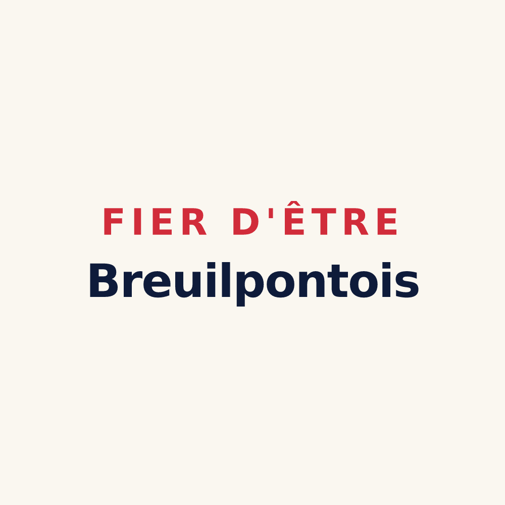 Tasse « Fier d'être Breuilpontois » — design pour Breuilpont