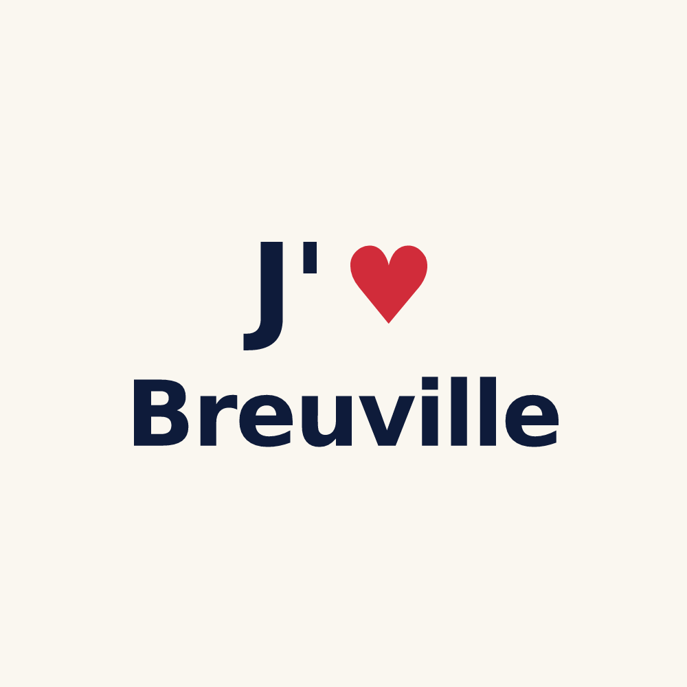 Tasse personnalisée Breuville — design J'aime Breuville
