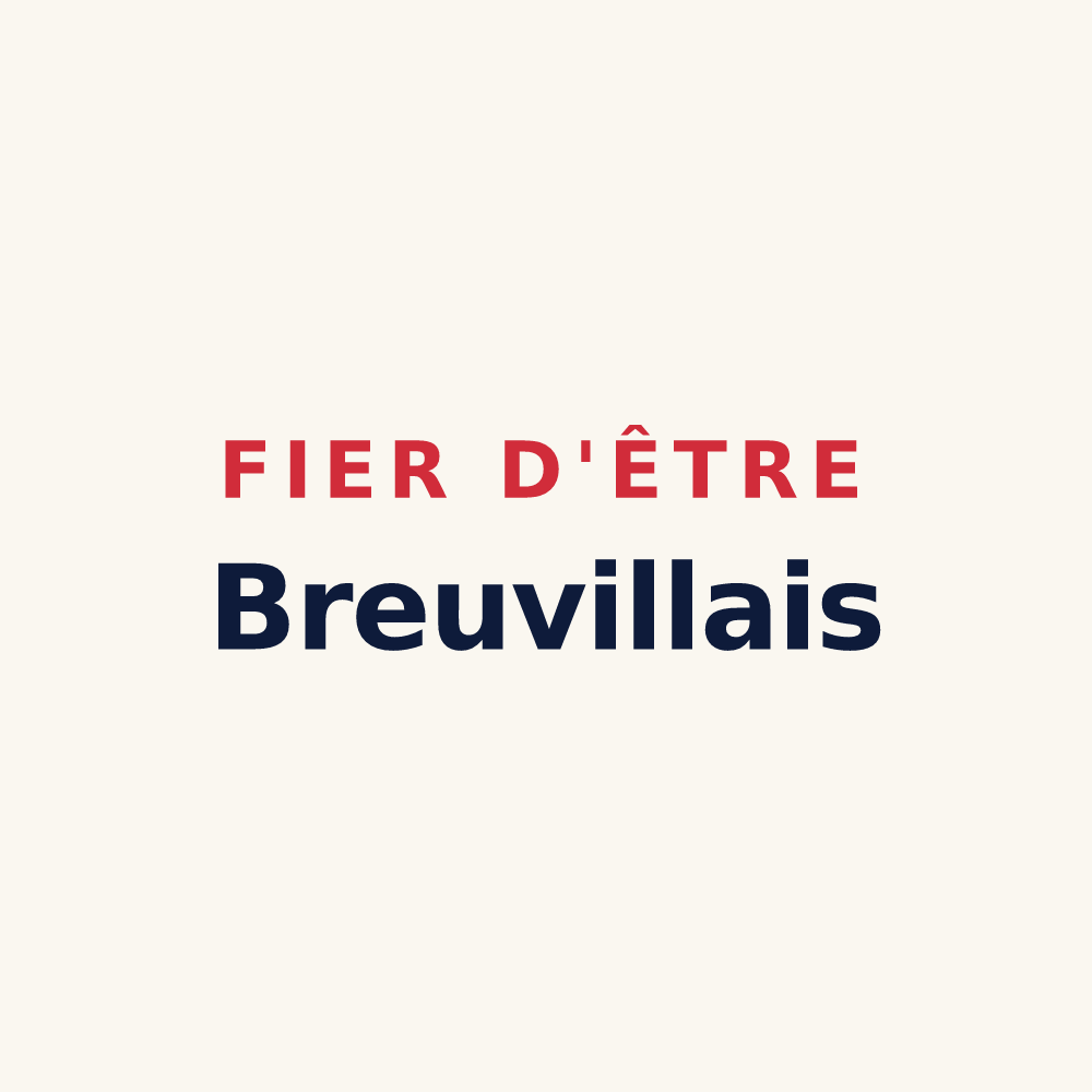 Tasse « Fier d'être Breuvillais » — design pour Breuville