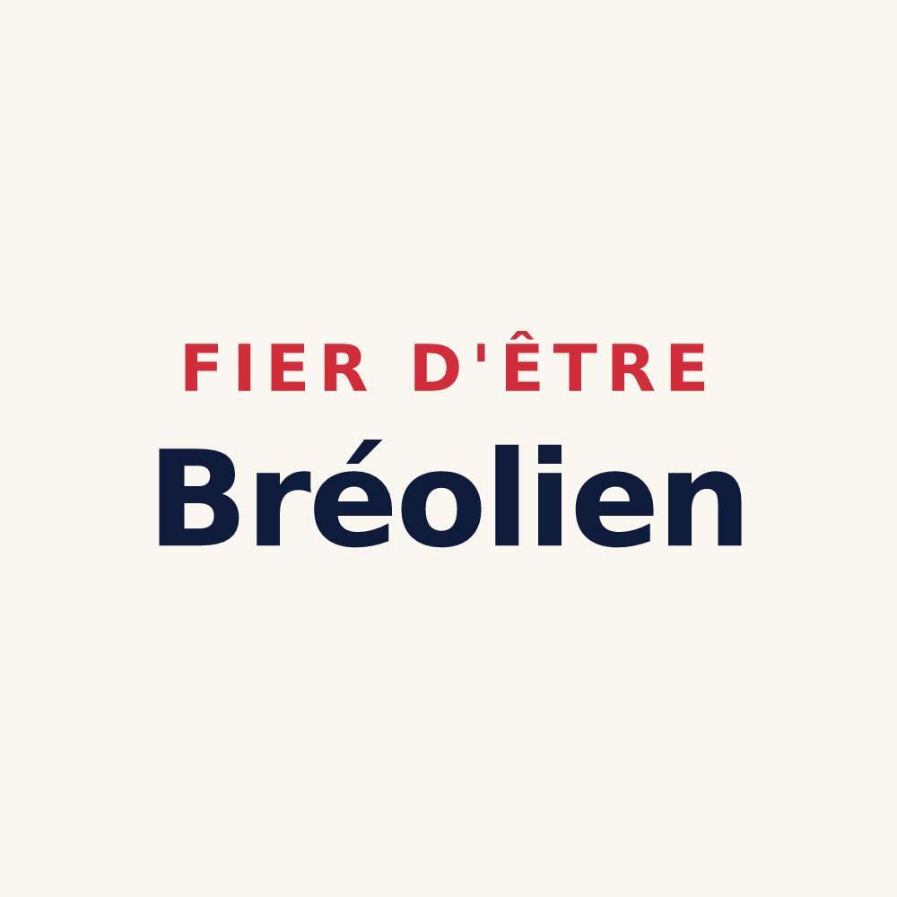 Tasse « Fier d'être Bréolien » — design pour Breux-sur-Avre