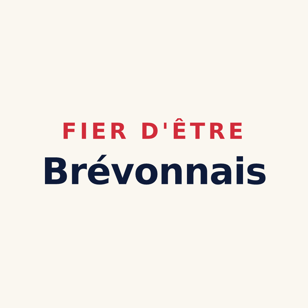 Tasse « Fier d'être Brévonnais » — design pour Brévonnes
