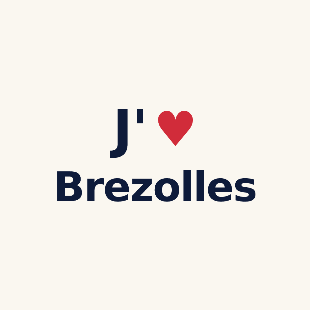 Tasse personnalisée Brezolles — design J'aime Brezolles