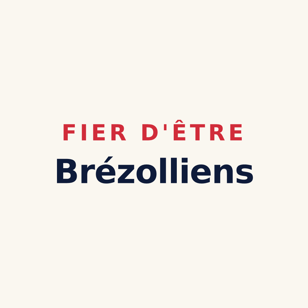 Tasse « Fier d'être Brézolliens » — design pour Brezolles