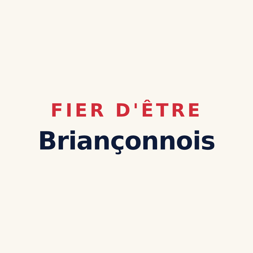 Tasse « Fier d'être Briançonnois » — design pour Briançonnet