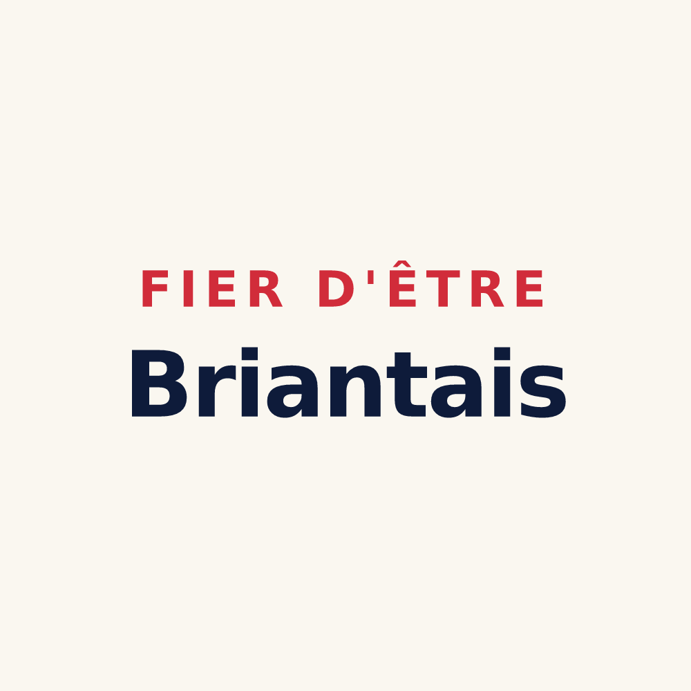 Tasse « Fier d'être Briantais » — design pour Briantes