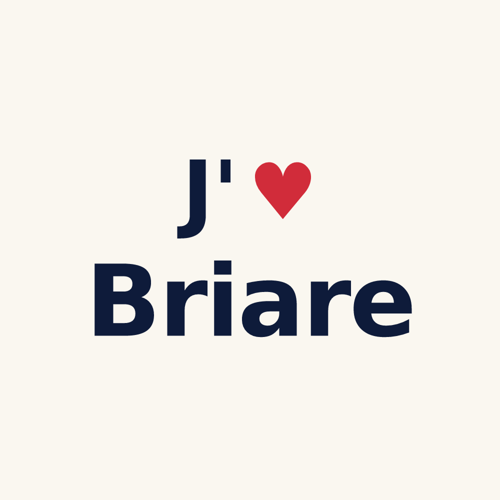Tasse personnalisée Briare — design J'aime Briare