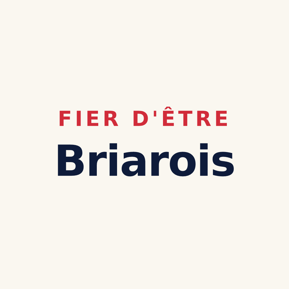 Tasse « Fier d'être Briarois » — design pour Briare