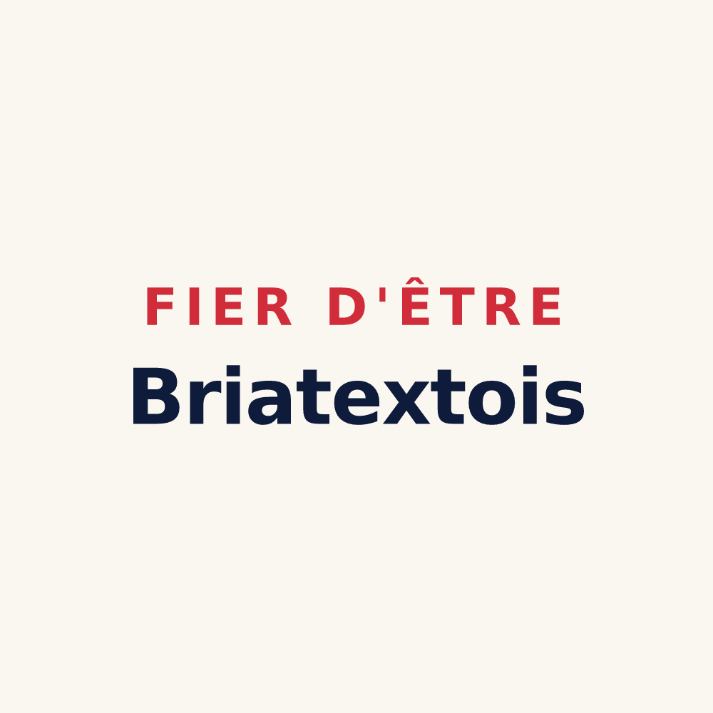 Tasse « Fier d'être Briatextois » — design pour Briatexte