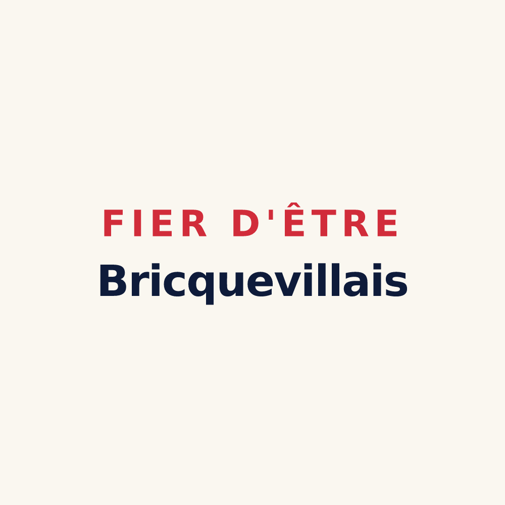 Tasse « Fier d'être Bricquevillais » — design pour Bricqueville-la-Blouette
