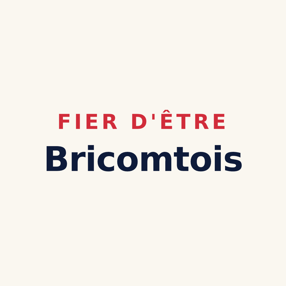 Tasse « Fier d'être Bricomtois » — design pour Brie-Comte-Robert