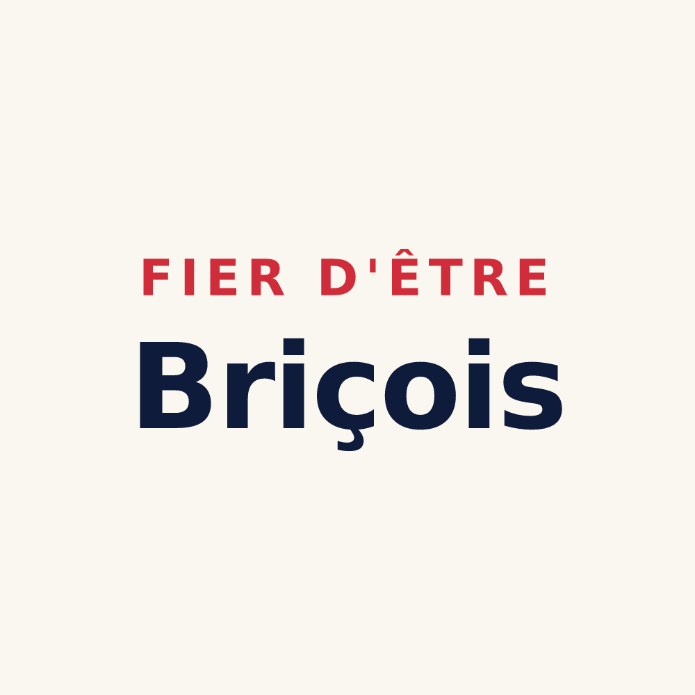 Tasse « Fier d'être Briçois » — design pour Brie-sous-Archiac