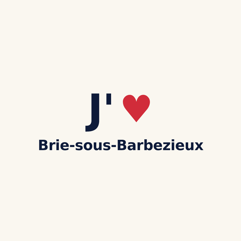 Tasse personnalisée Brie-sous-Barbezieux — design J'aime Brie-sous-Barbezieux