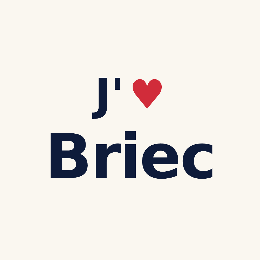 Tasse personnalisée Briec — design J'aime Briec