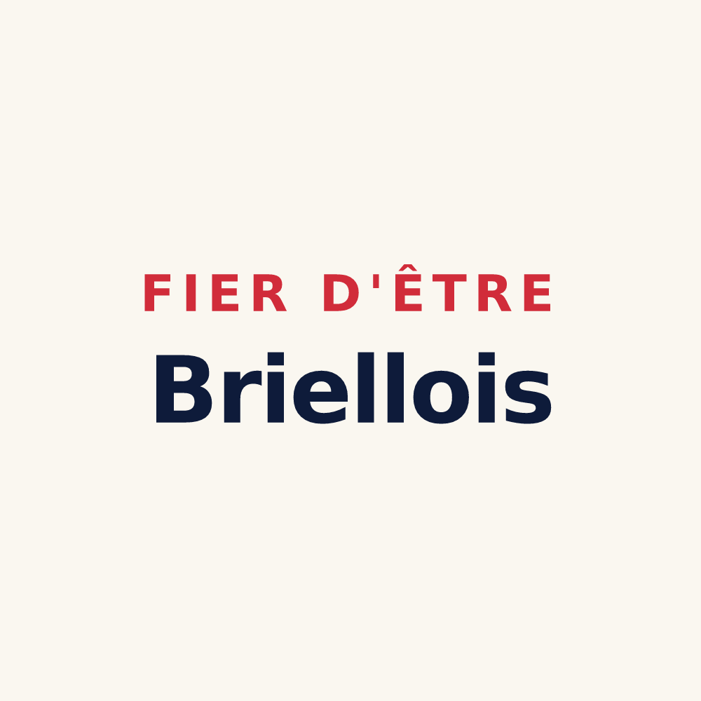 Tasse « Fier d'être Briellois » — design pour Briel-sur-Barse