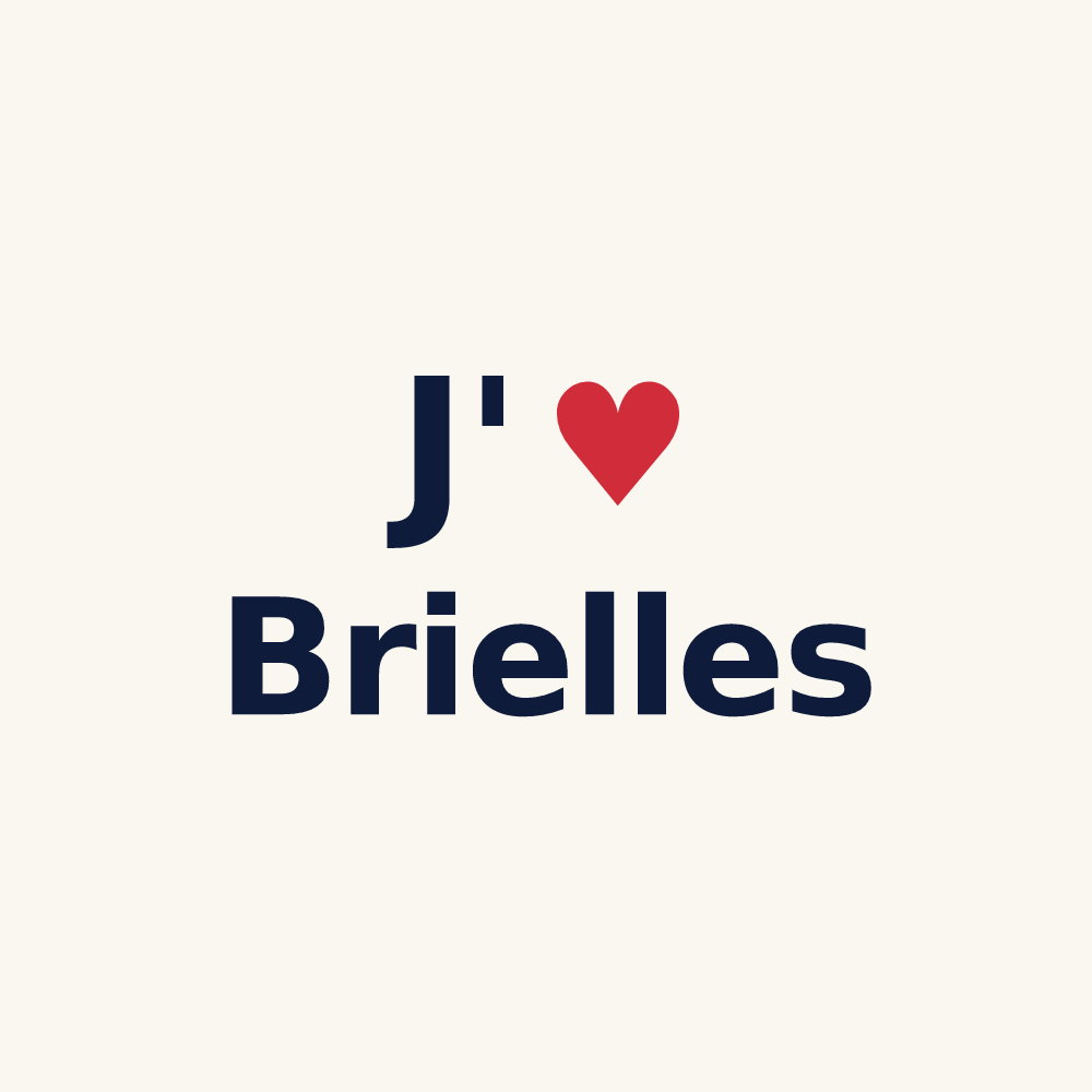 Tasse personnalisée Brielles — design J'aime Brielles