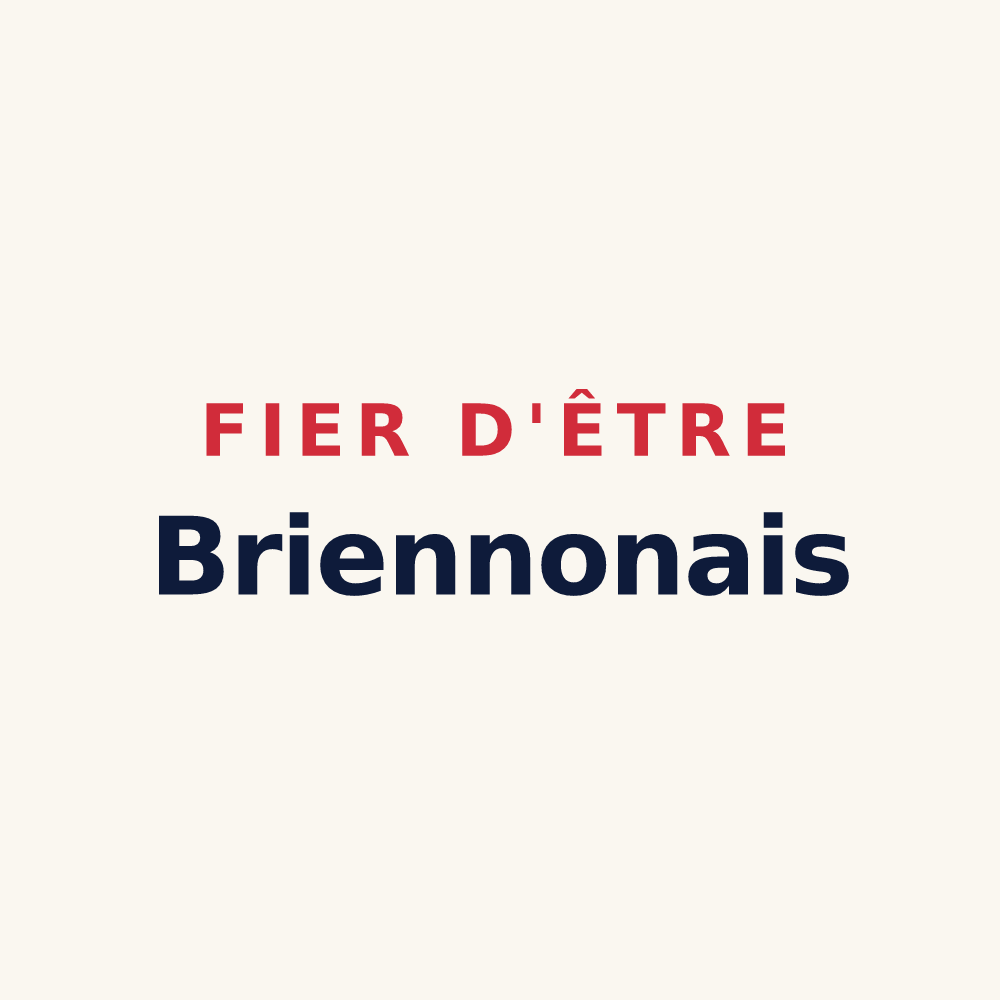 Tasse « Fier d'être Briennonais » — design pour Briennon