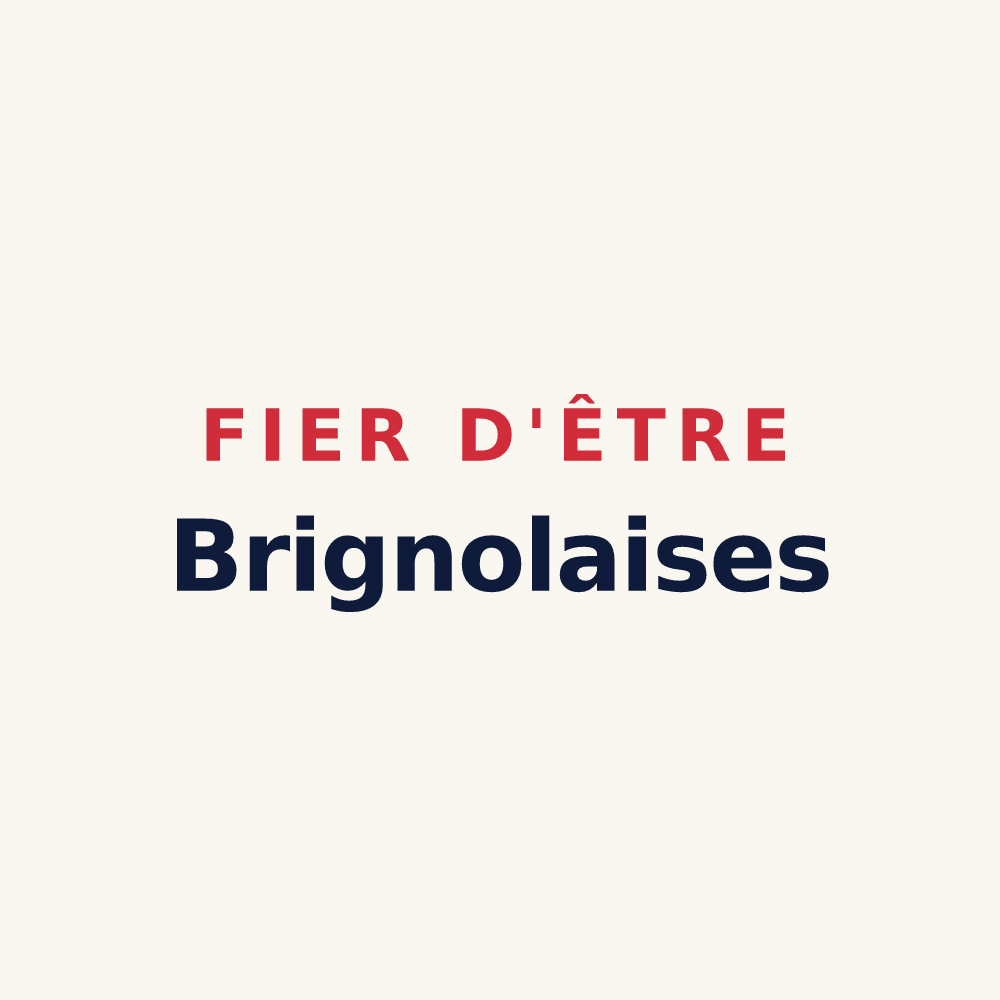 Tasse « Fier d'être Brignolaises » — design pour Brignoles