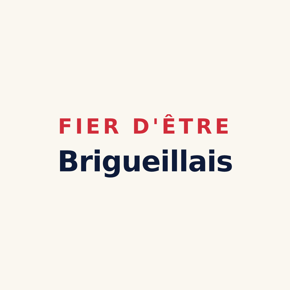 Tasse « Fier d'être Brigueillais » — design pour Brigueil-le-Chantre