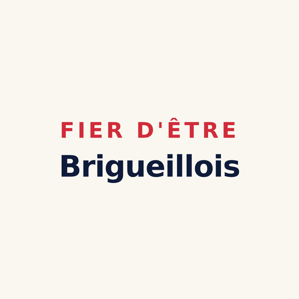 Tasse « Fier d'être Brigueillois » — design pour Brigueuil