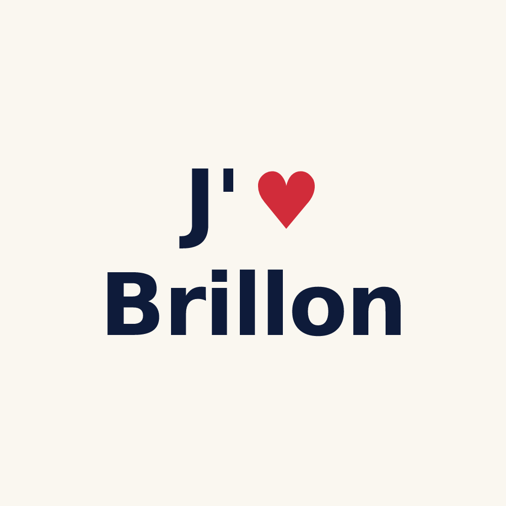 Tasse personnalisée Brillon — design J'aime Brillon