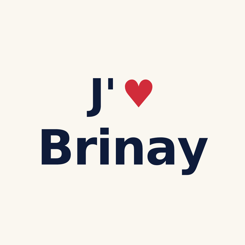 Tasse personnalisée Brinay — design J'aime Brinay
