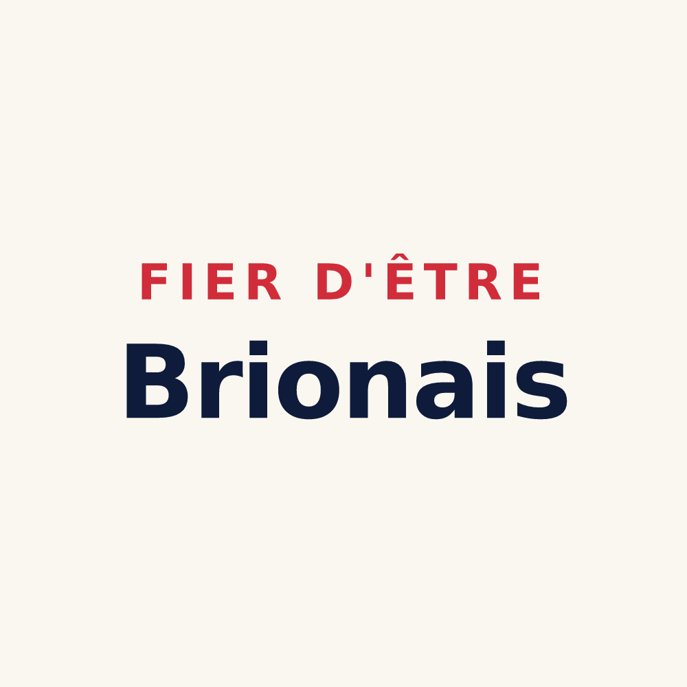 Tasse « Fier d'être Brionais » — design pour Brion