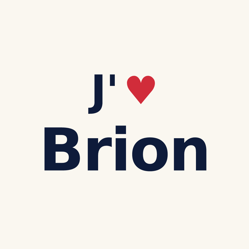 Tasse personnalisée Brion — design J'aime Brion
