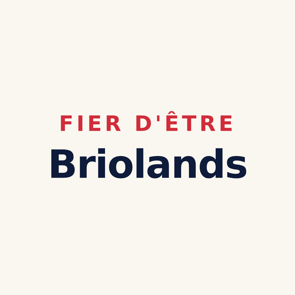 Tasse « Fier d'être Briolands » — design pour Briord