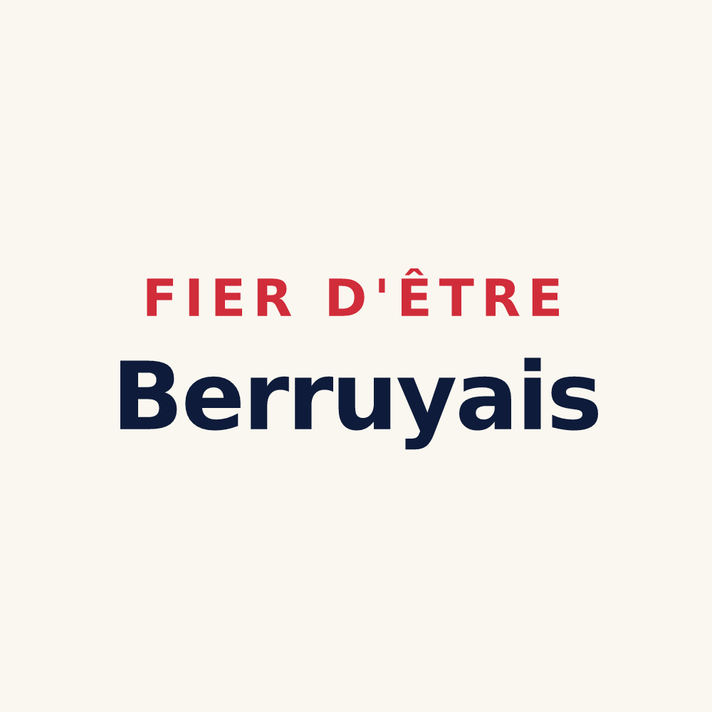 Tasse « Fier d'être Berruyais » — design pour Briou