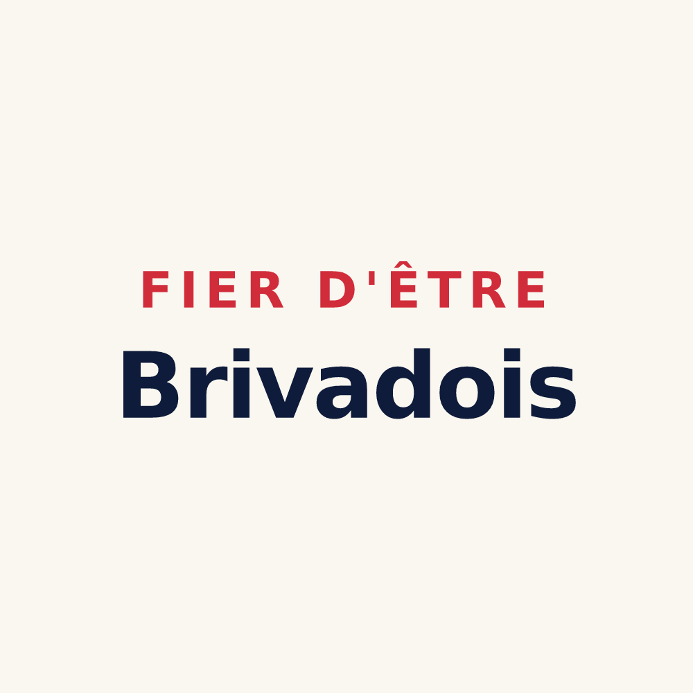 Tasse « Fier d'être Brivadois » — design pour Brioude