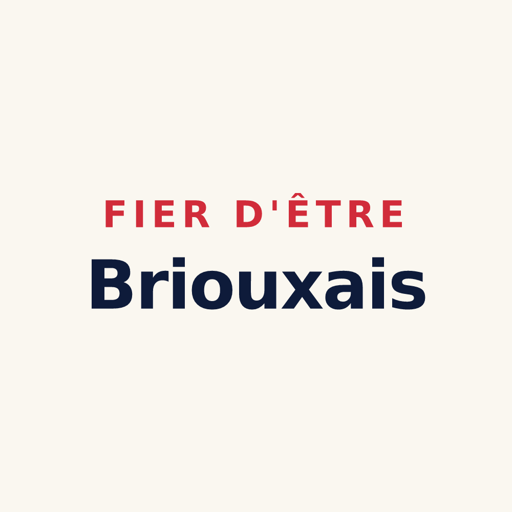 Tasse « Fier d'être Briouxais » — design pour Brioux-sur-Boutonne